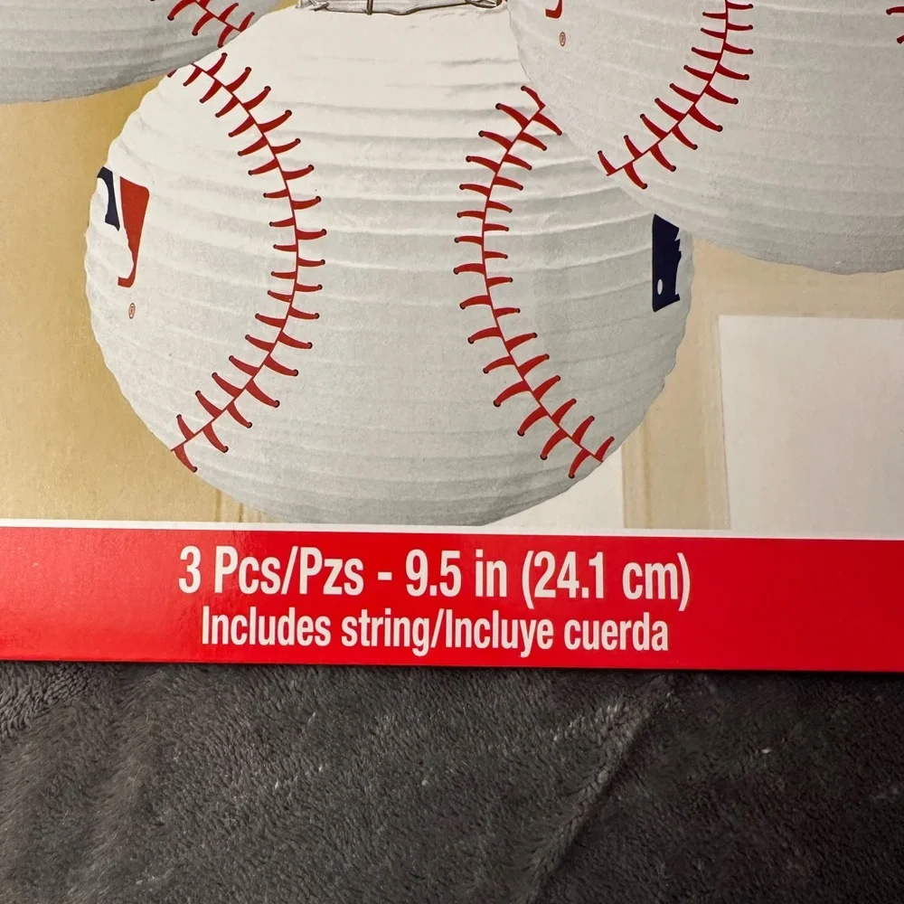 Baseball Paper Lanterns Birthday Party Supplies Decorations Sports World Series